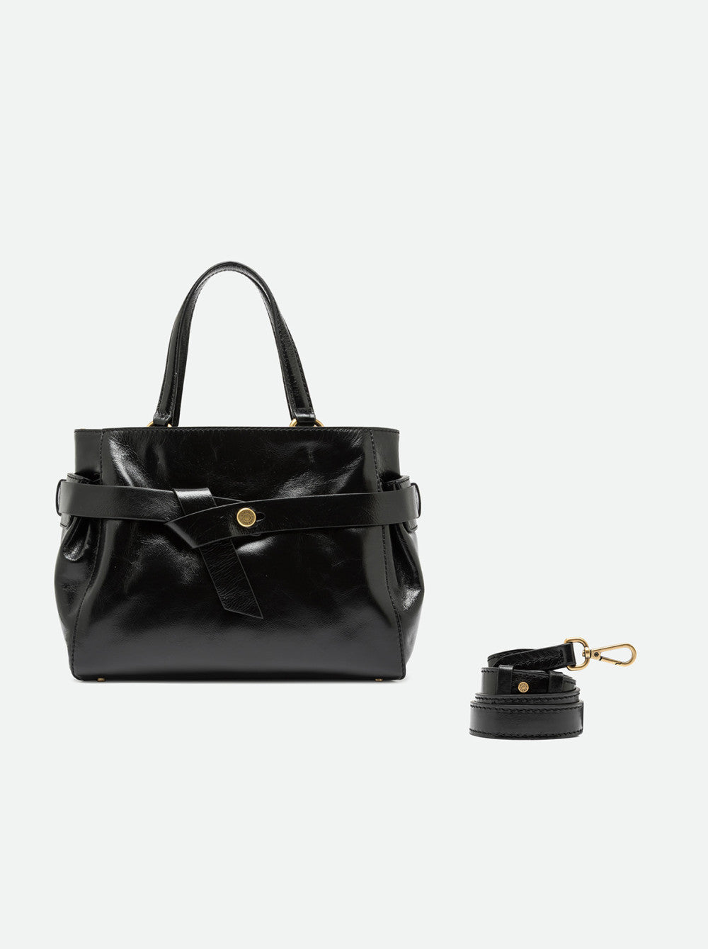 Borsa a Mano Gianni Chiarini Miranda Media in Pelle Nera