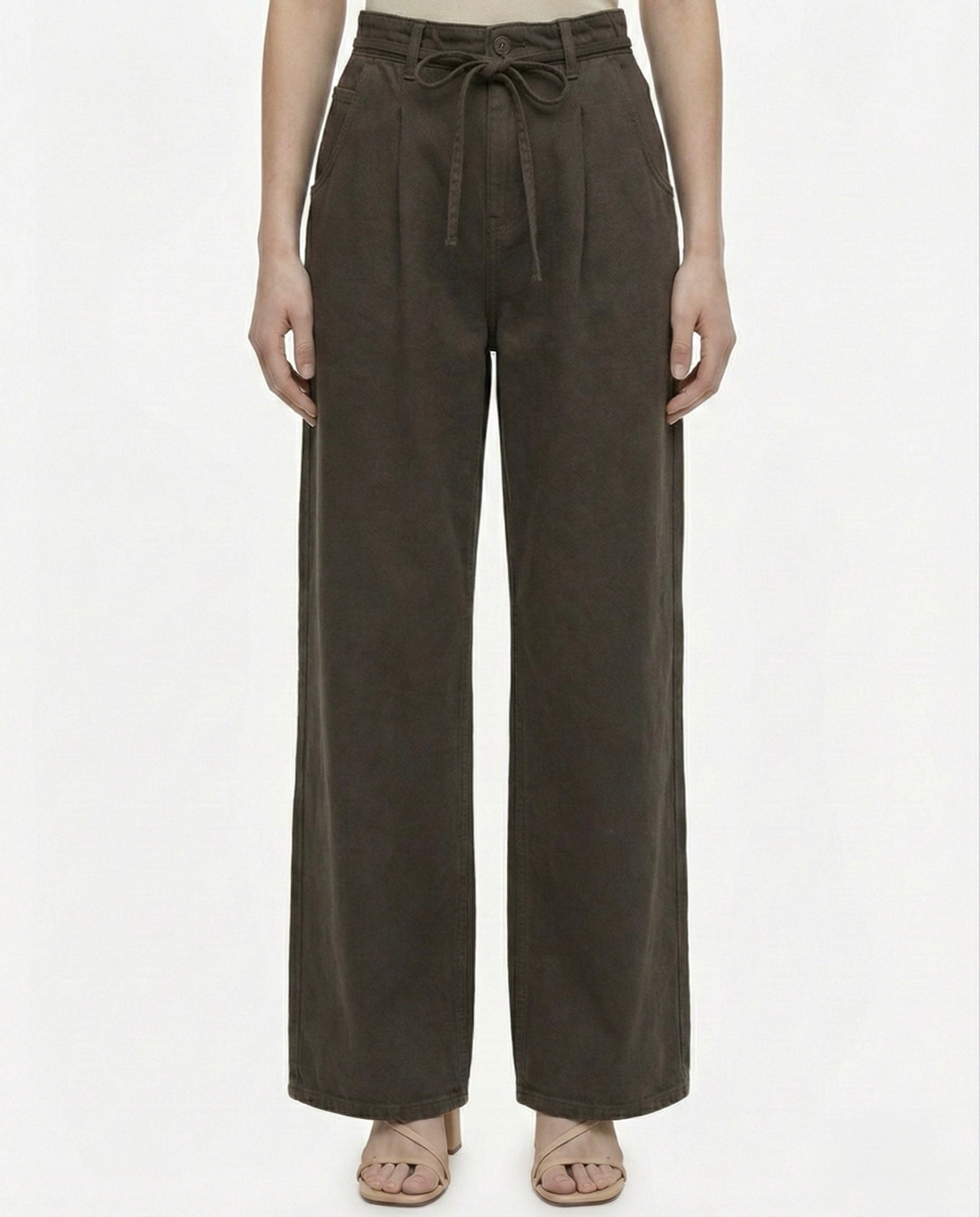 Pantaloni jeans con coulisse