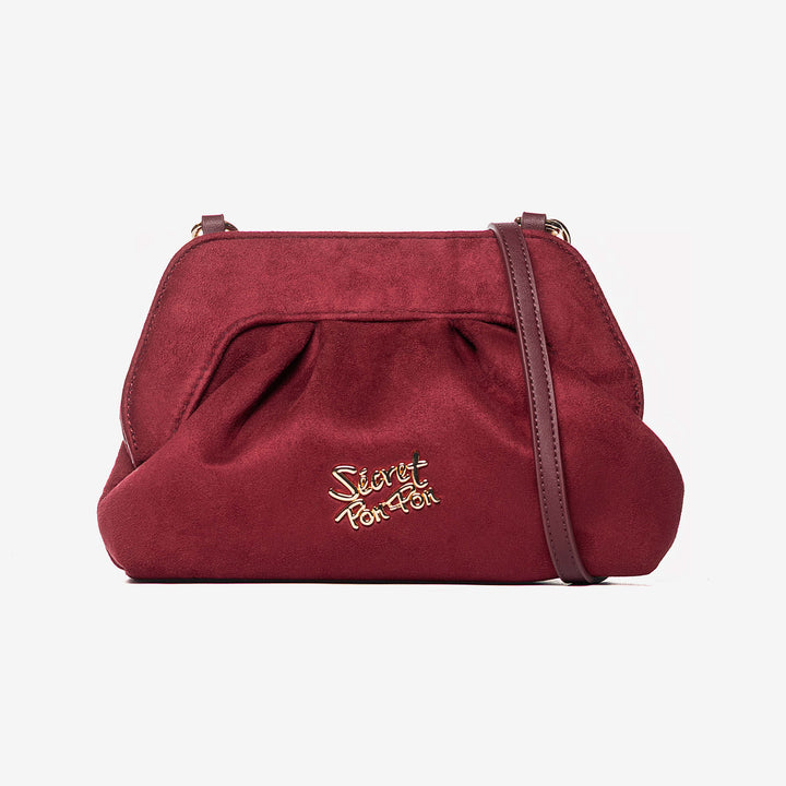 Borsa in suede con tracolla