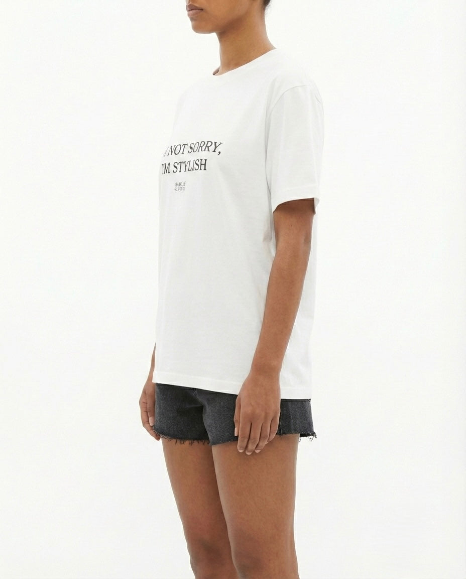 T-shirt con stampa frontale