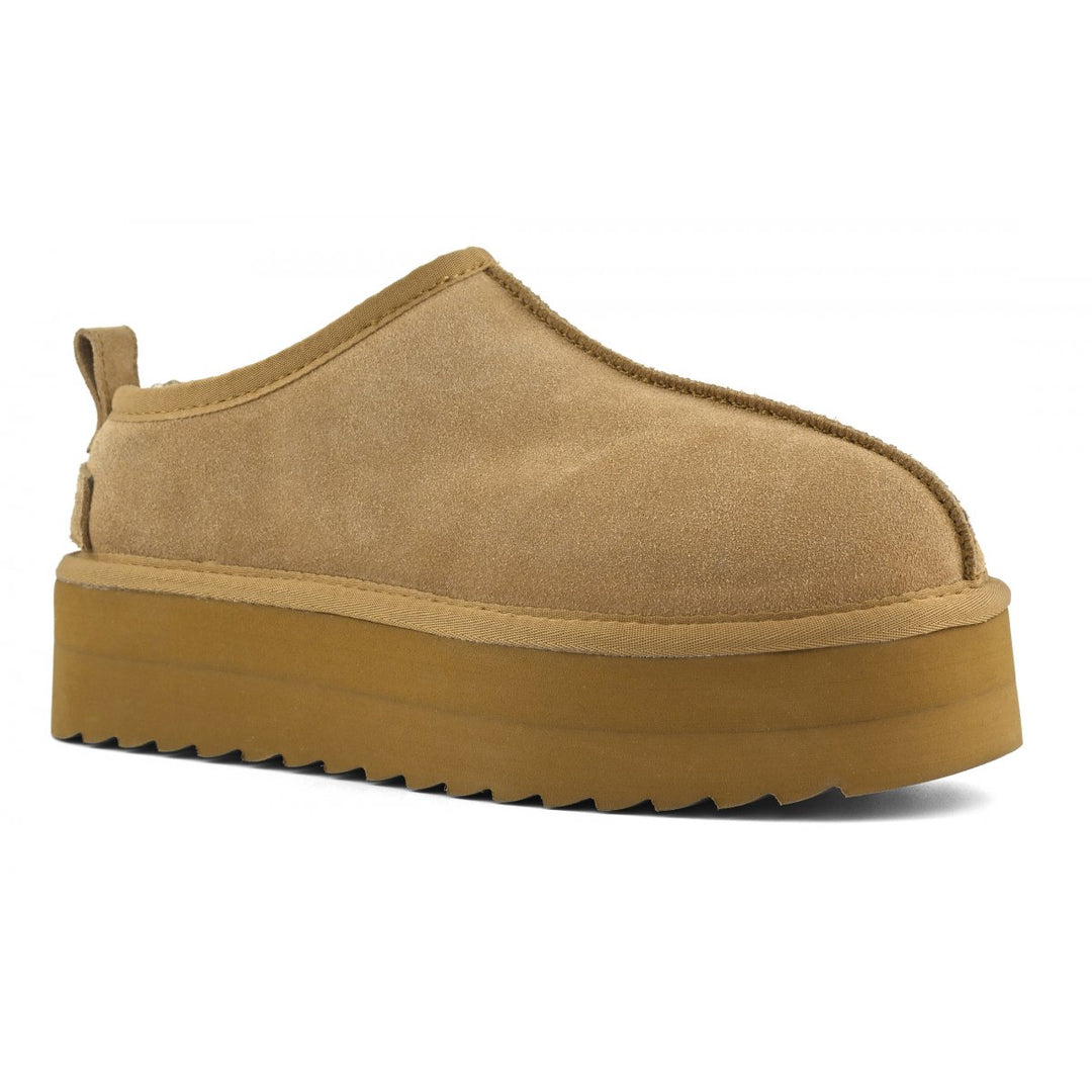 Sabot platform camoscio e montone