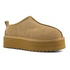 Sabot platform camoscio e montone