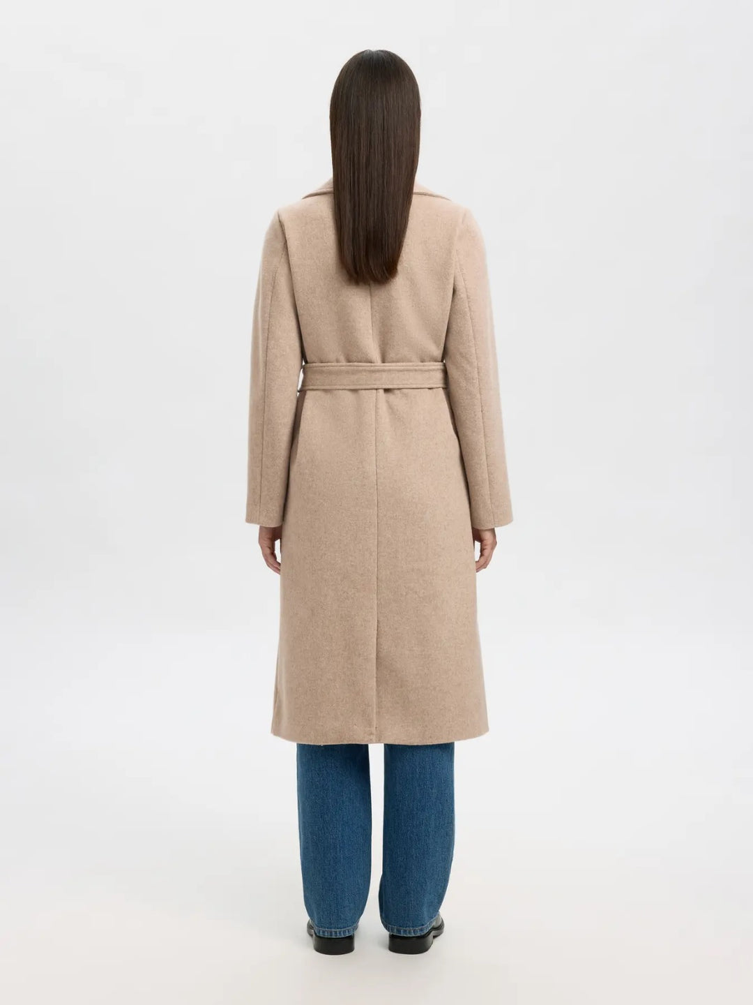 Cappotto lungo in lana