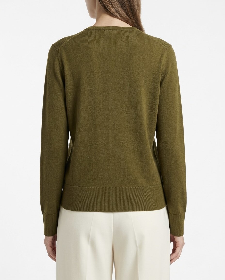 Selected Femme Cardigan in pura lana Merino RWS
