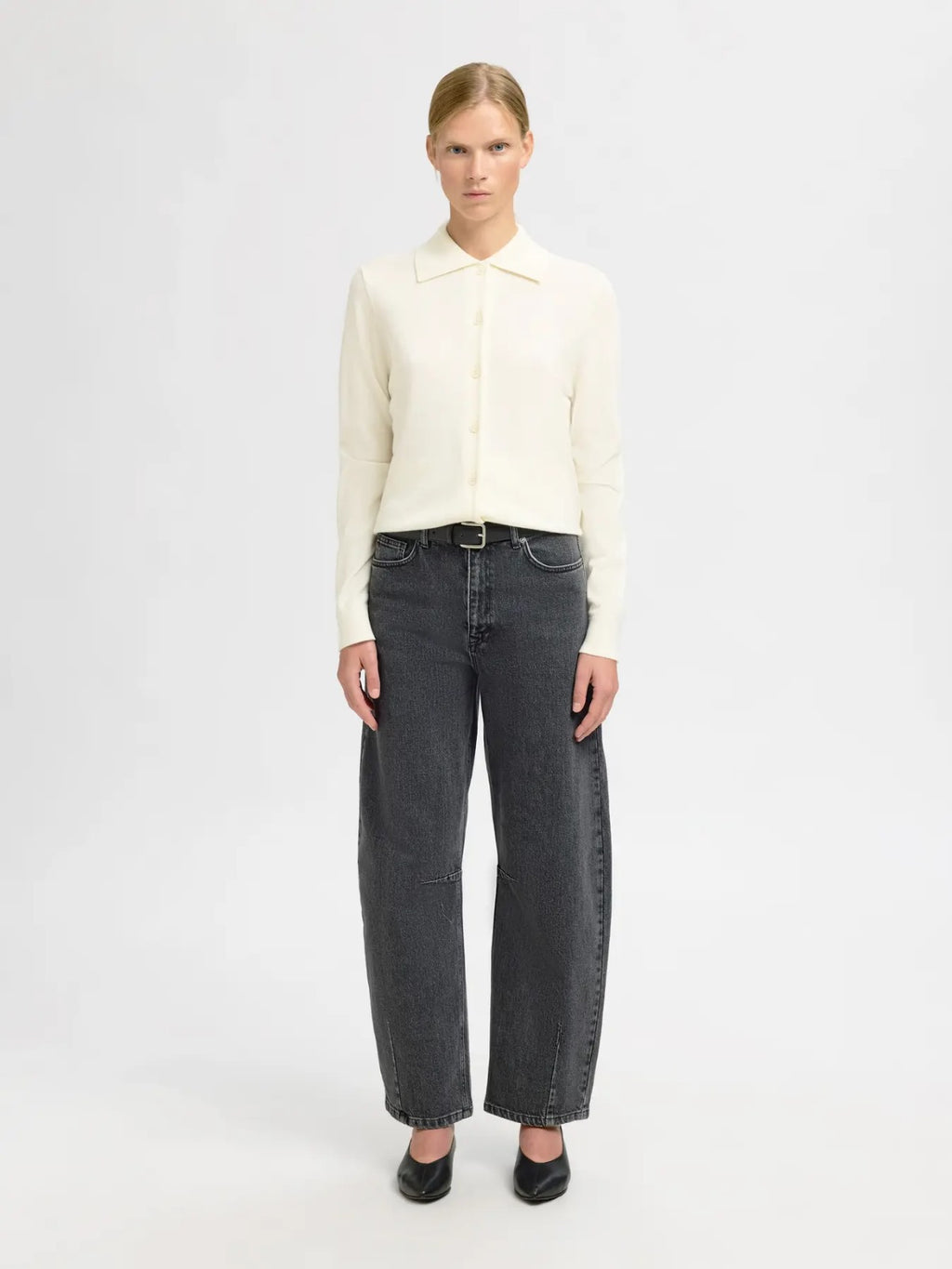 Gilet in maglia con fantasia