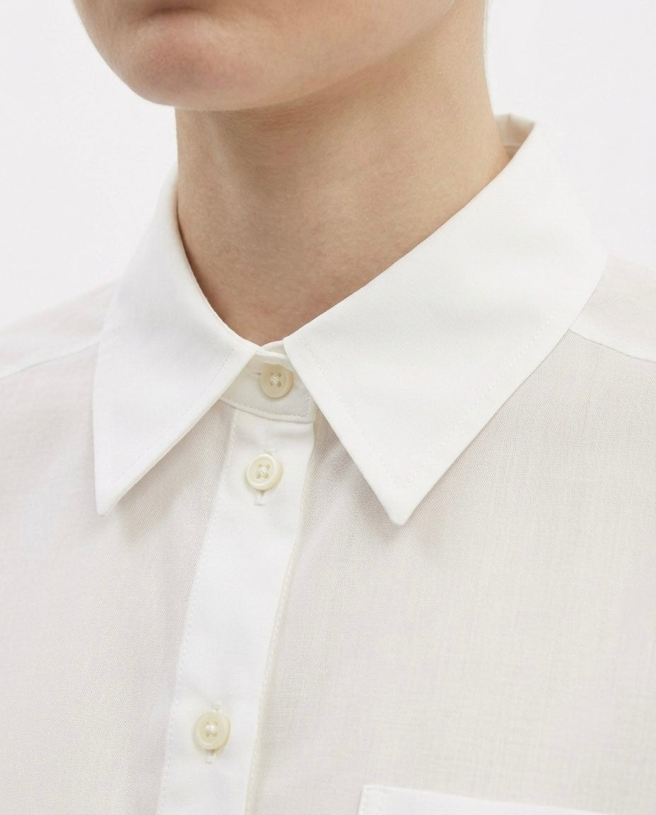 Selected Femme Camicia cropped oversize a righe