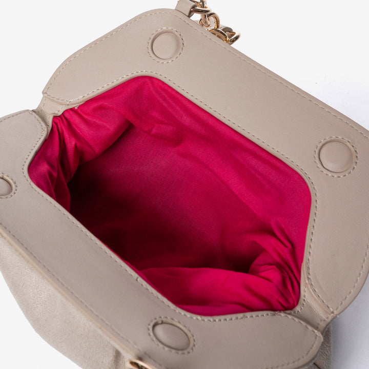 Borsa in suede con tracolla