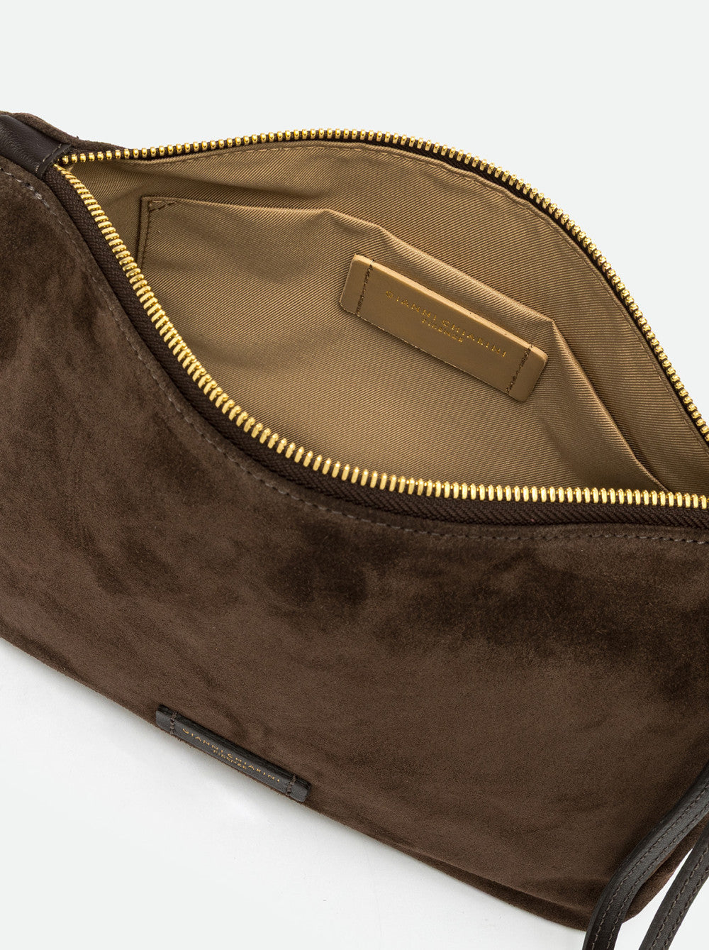 Borsa a Spalla Gianni Chiarini Nora Pouch Media Moka