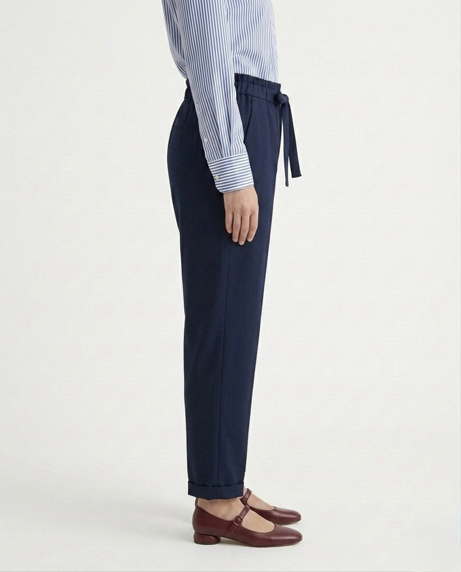 Pantalone morbido con coulisse