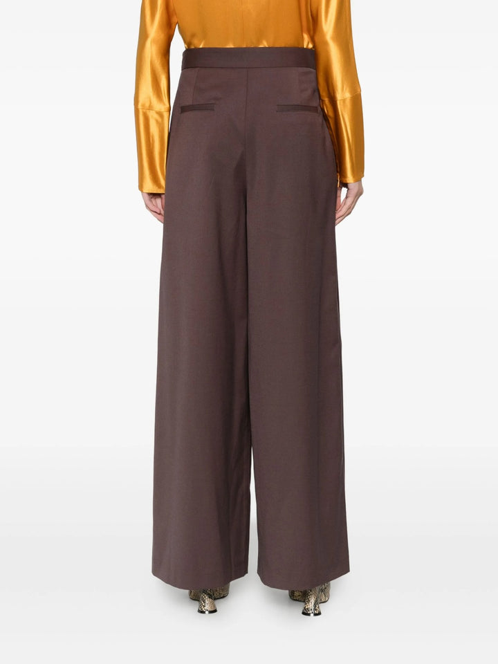 Pantaloni a gamba larga con pinces