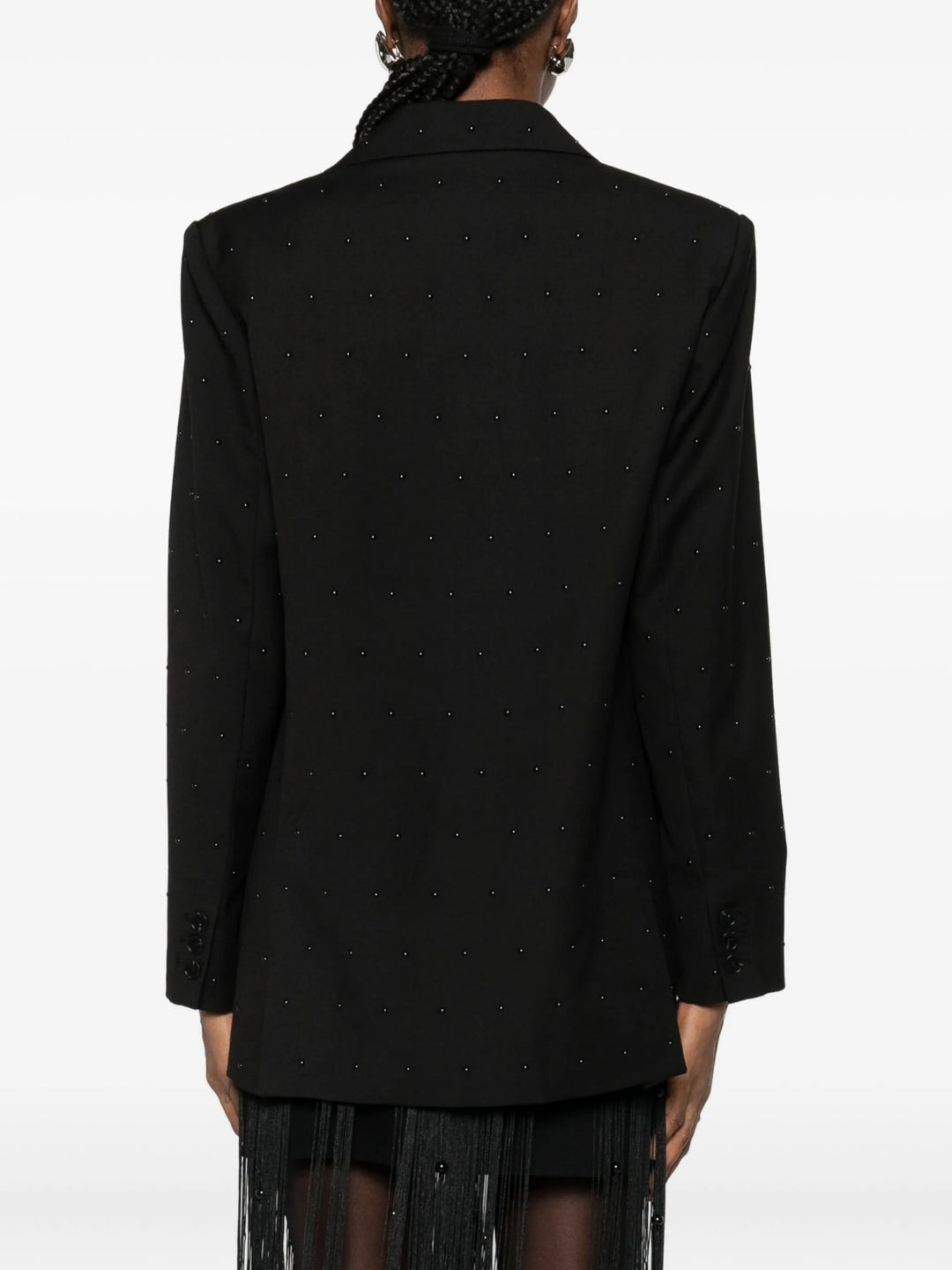 Giacca blazer con strass