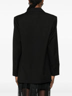 Giacca blazer con strass