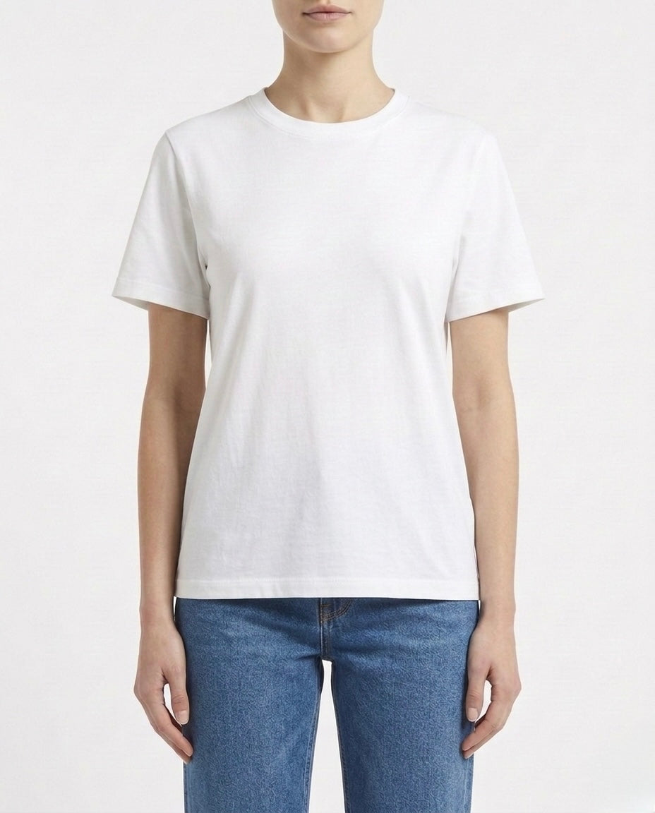 T-shirt in cotone girocollo