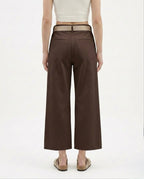 Pantalone ampio con cintura