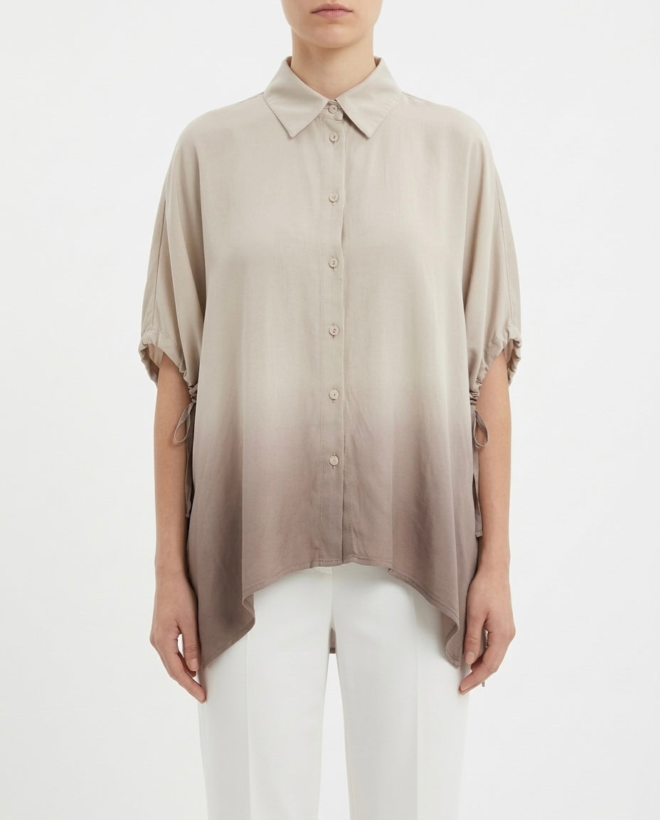 Camicia con maniche morbide