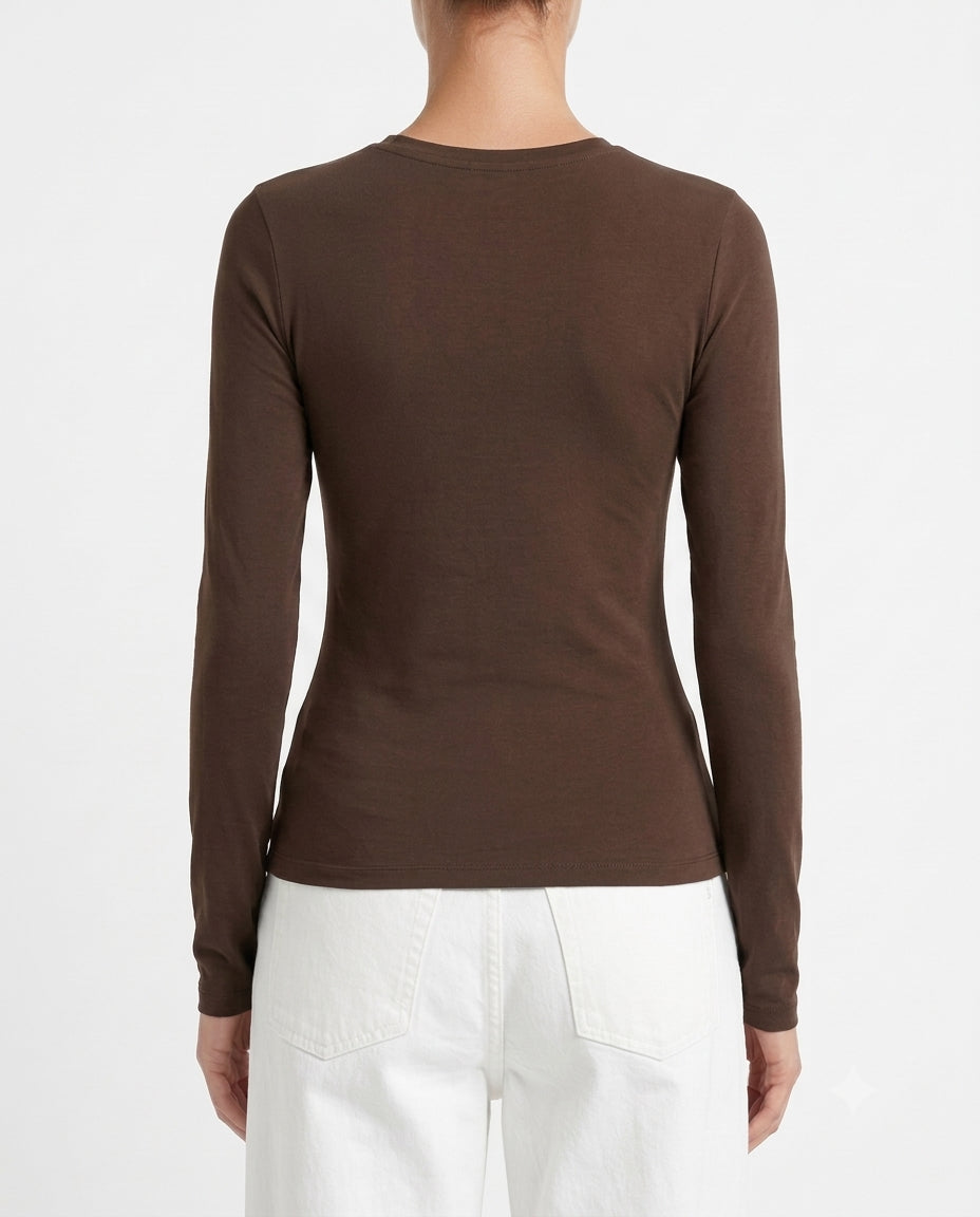 Selected Femme Maglia a maniche lunghe in Lyocell
