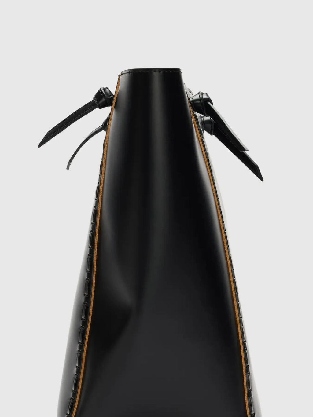 Borsa shopper in pelle Selected Femme Nera