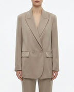 Blazer doppiopetto satinato