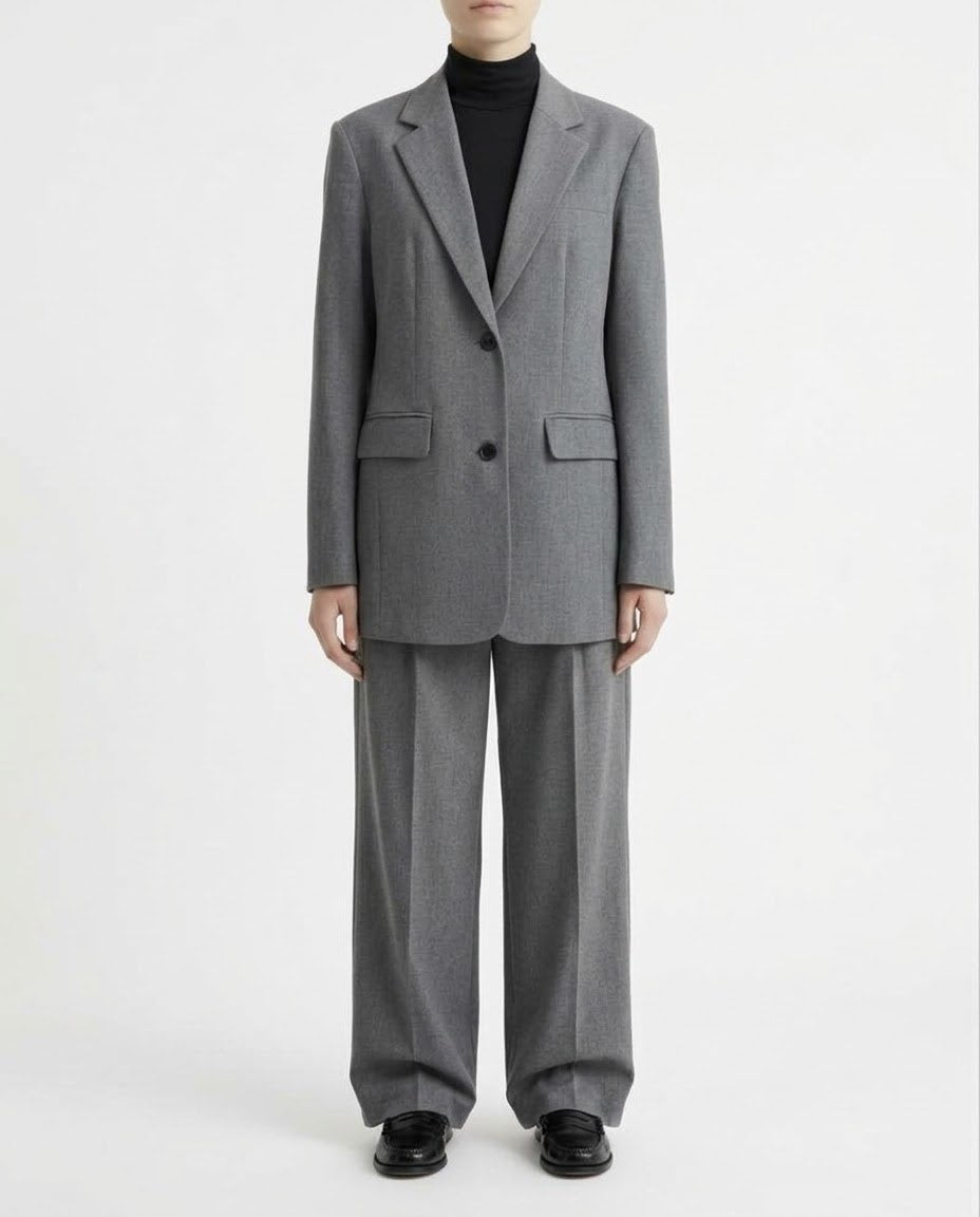 Giacca Blazer Oversize Selected Femme in Misto Lana RWS