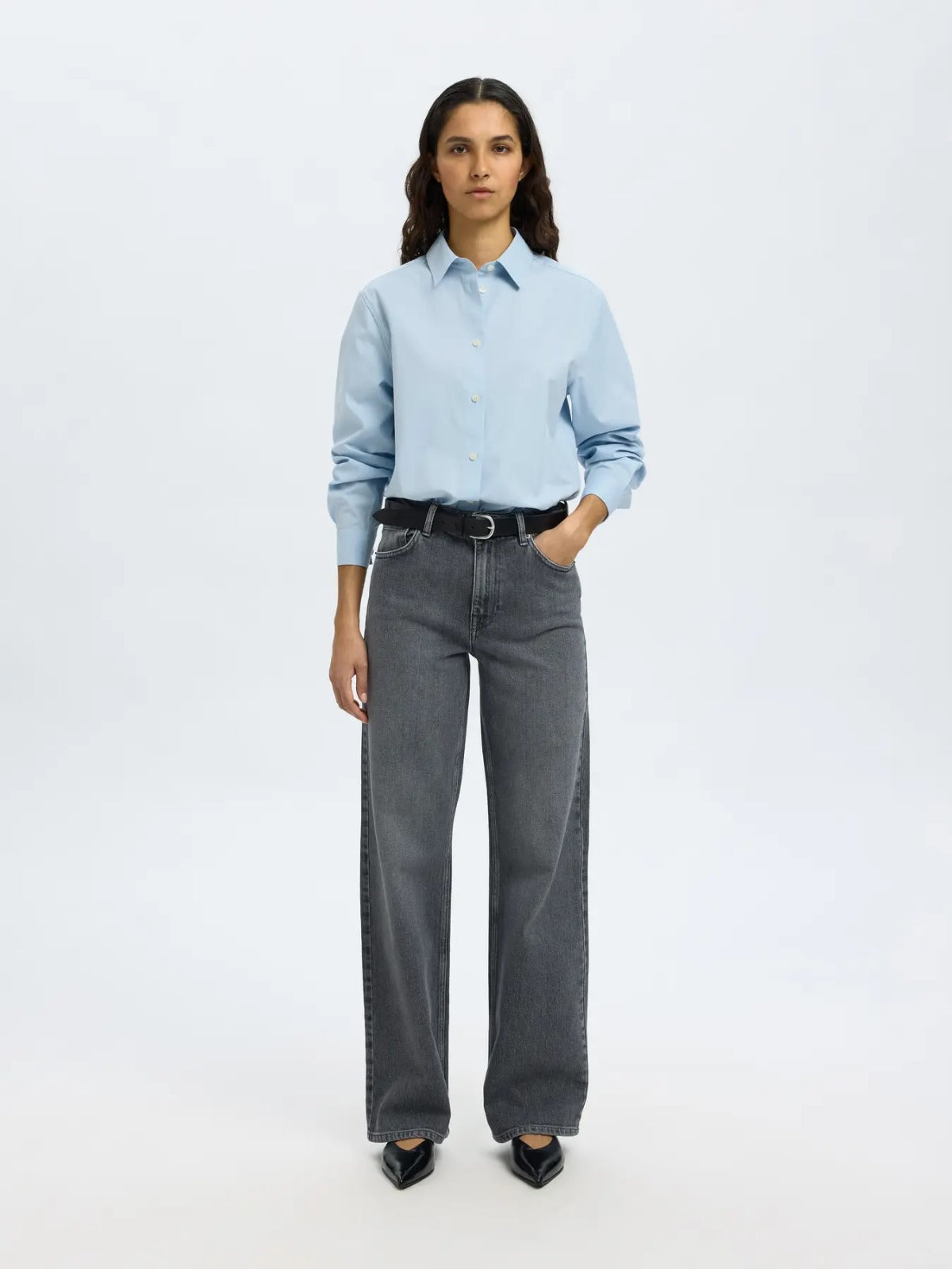 Camicia classica in cotone