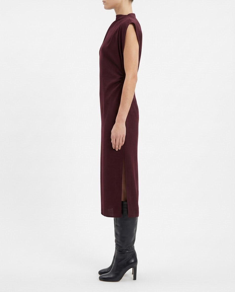 Abito midi drappeggiato H2O Italia Amarone