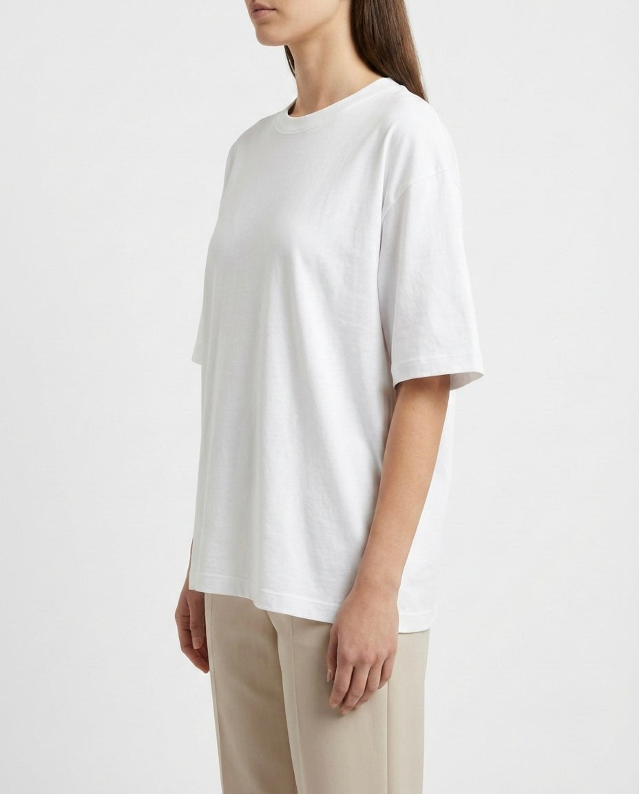 T-shirt bianca oversize