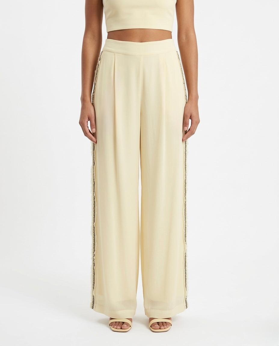 Pantalone palazzo in viscosa