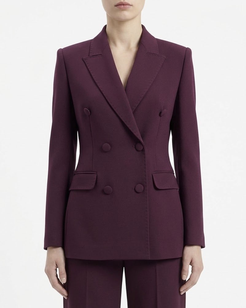 Giacca Blazer Doppiopetto H2O Italia con Bottoni Rivestiti