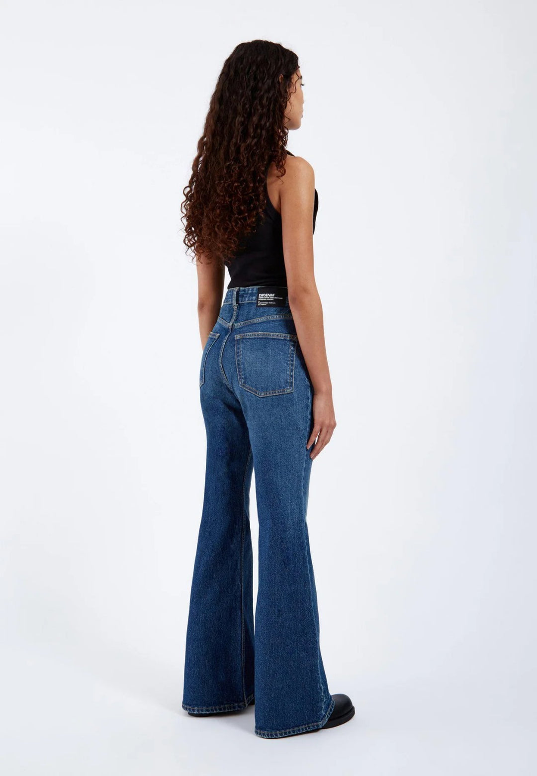 Jeans bootcut a vita alta