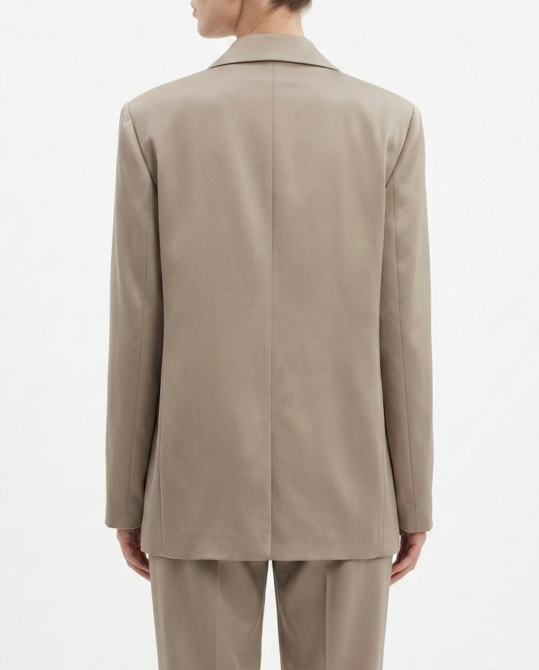 Blazer doppiopetto satinato