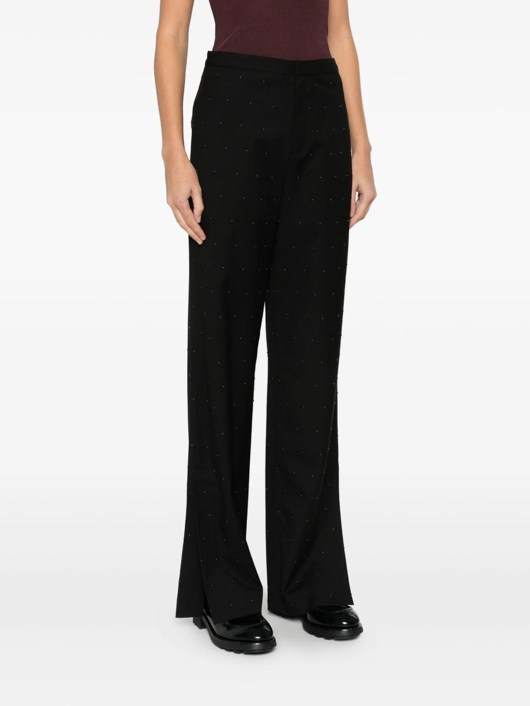 Pantaloni eleganti a gamba dritta