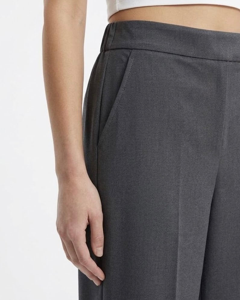 Pantalone H2O Italia Bruciato, Nero, Grigio e Blu con Fondo Risvoltato