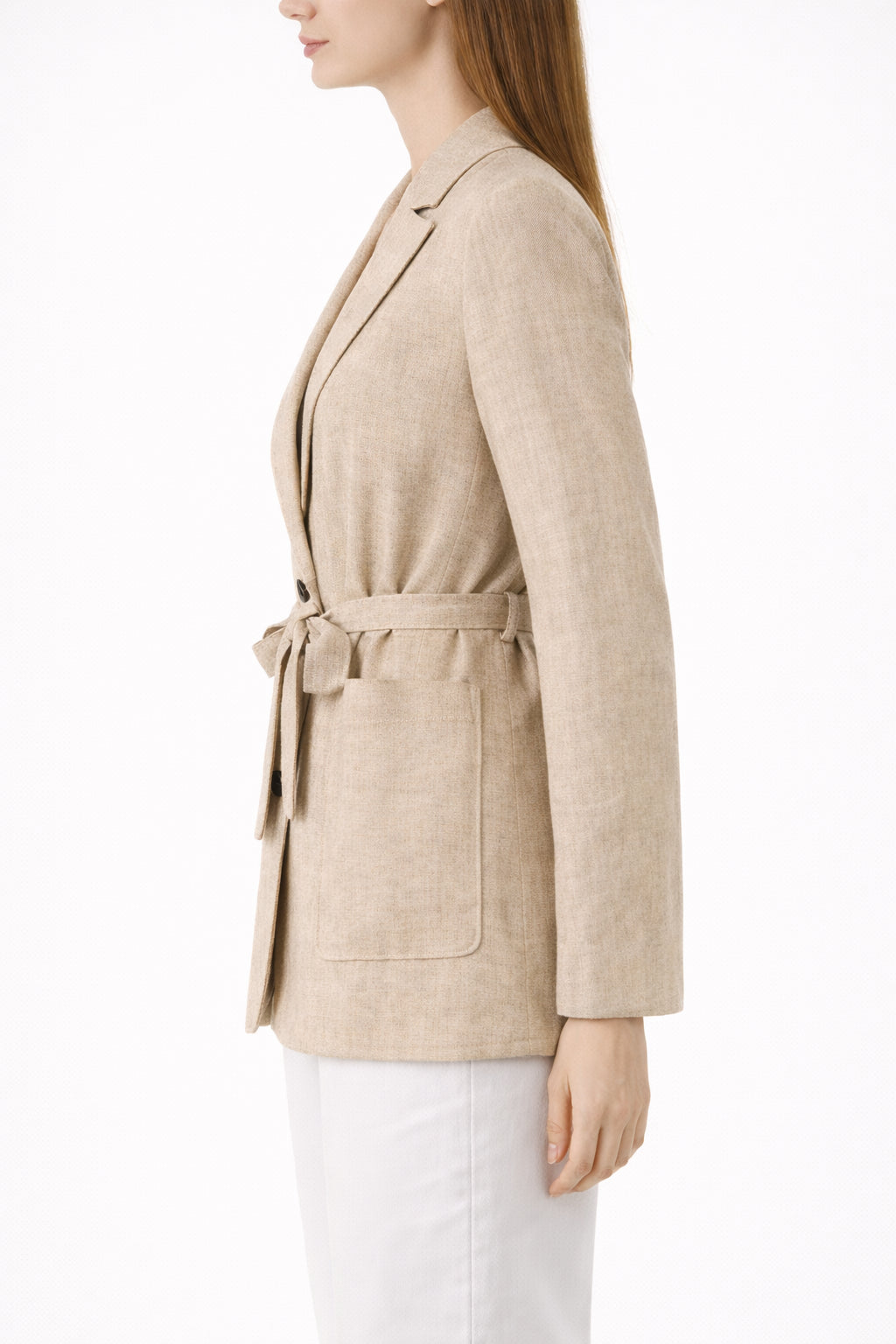 Blazer con cintura in vita
