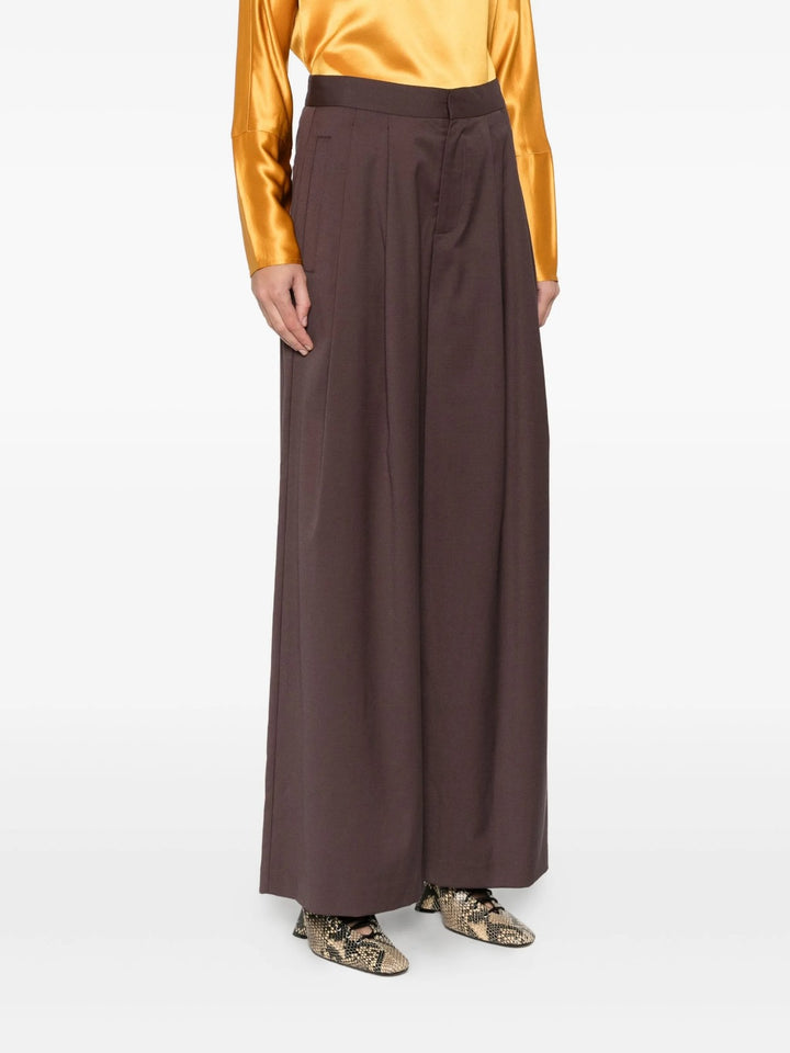 Pantaloni a gamba larga con pinces