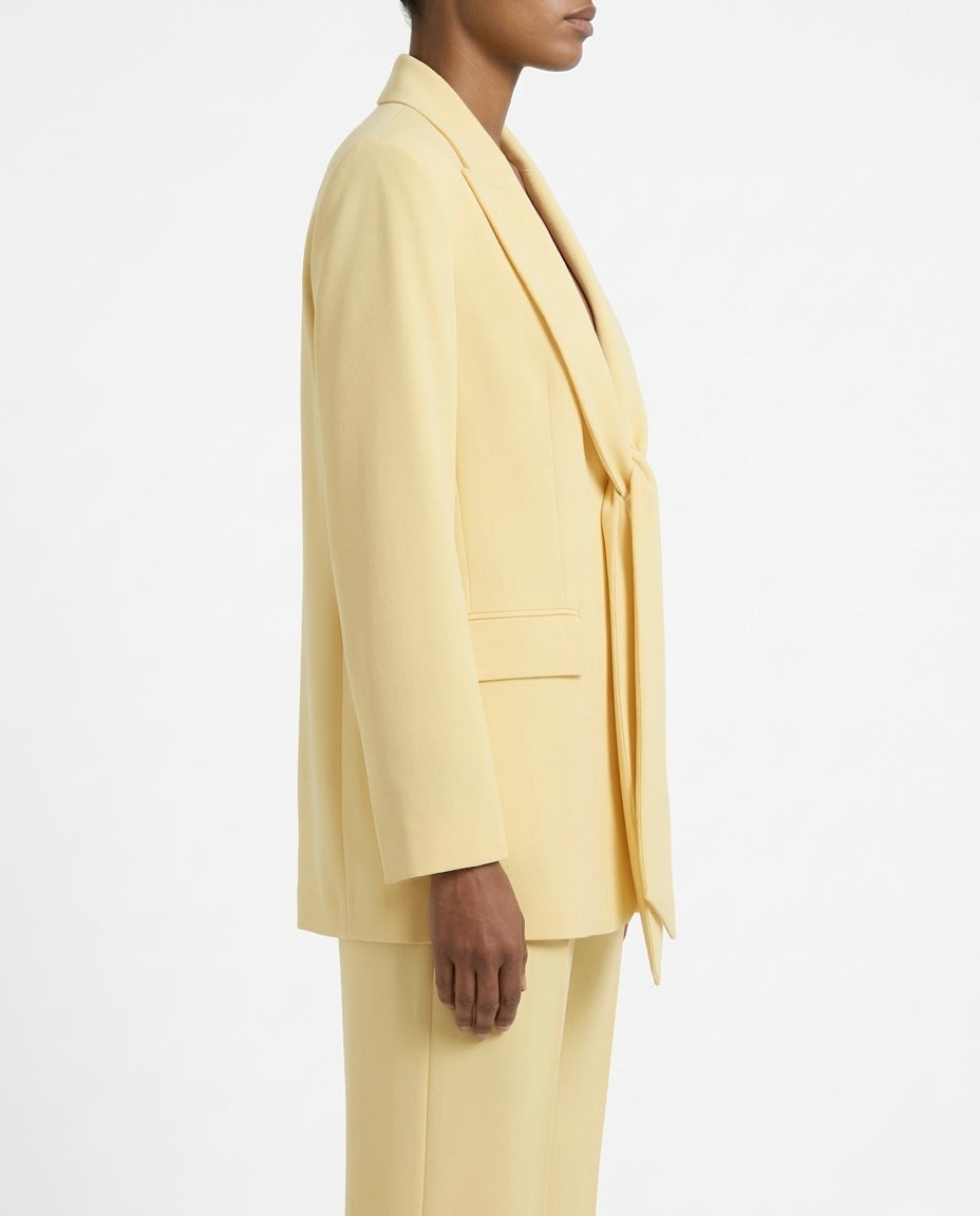 Blazer con cintura in vita