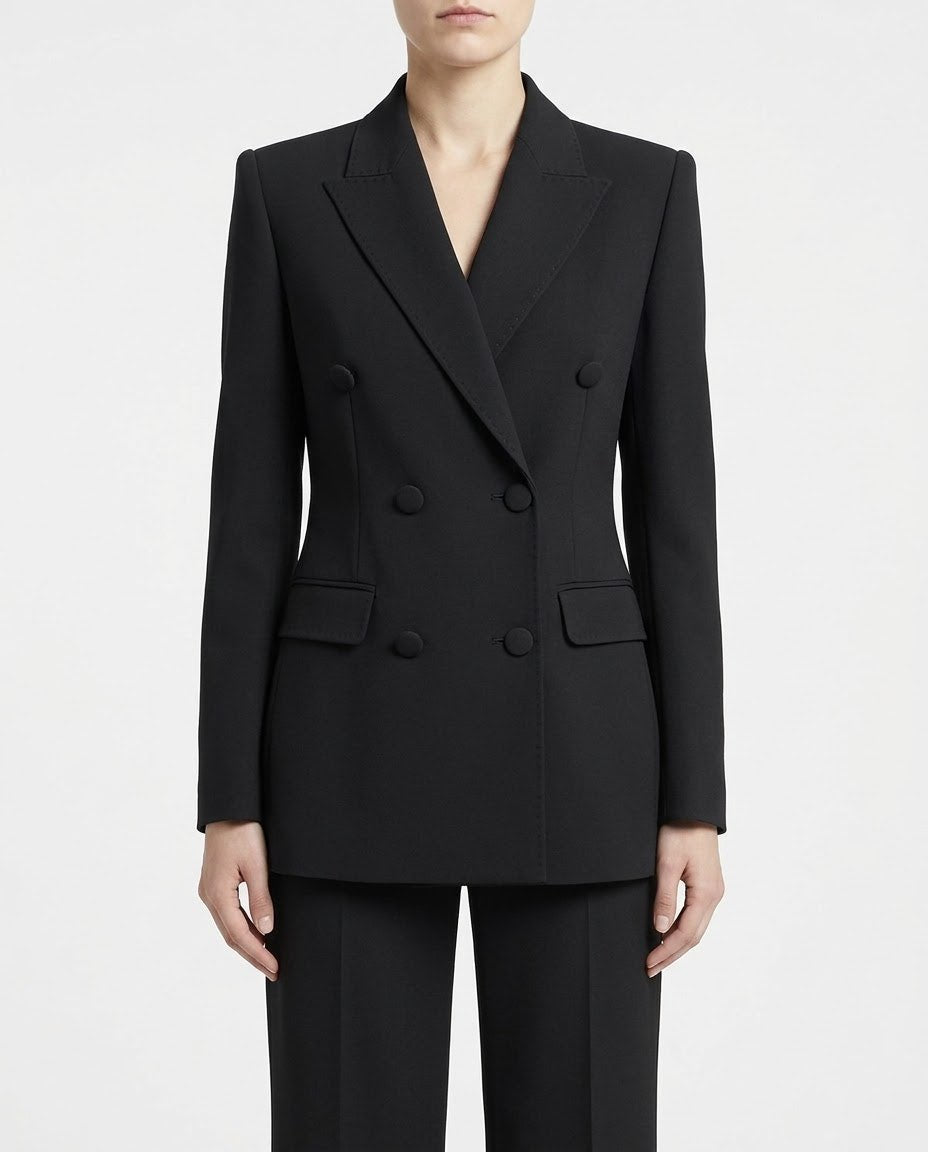 Giacca Blazer Doppiopetto H2O Italia con Bottoni Rivestiti