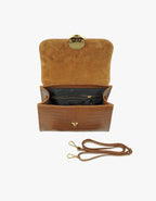 Borsa a mano e a tracolla effetto coccodrillo