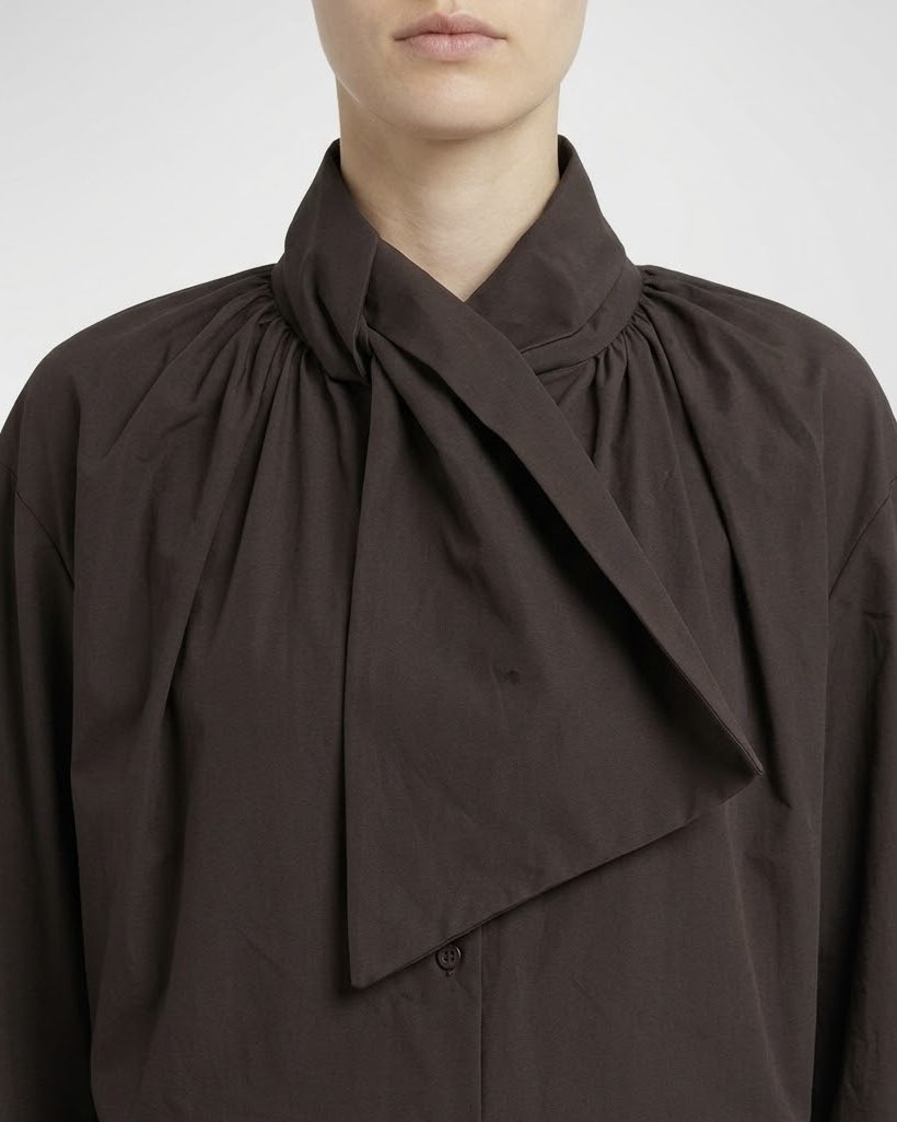 Camicia con fiocco al collo H2O Italia