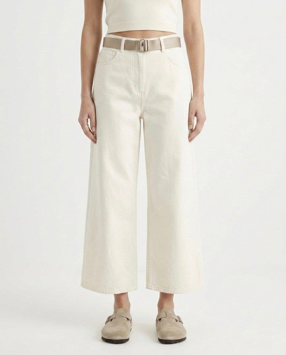 Pantalone ampio con cintura