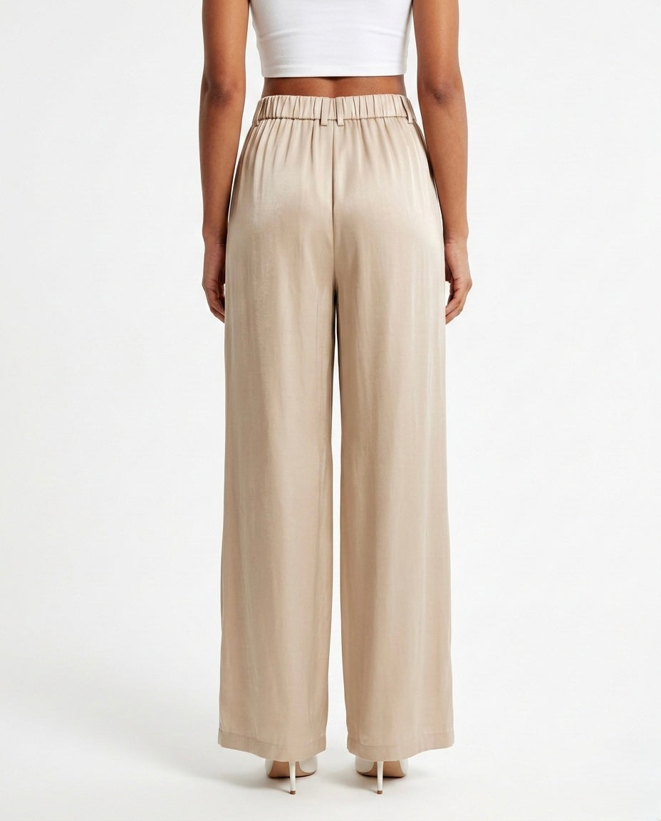 Pantalone palazzo fluido