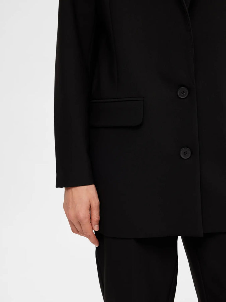 Blazer nero over fit