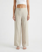 Pantalone palazzo in lino