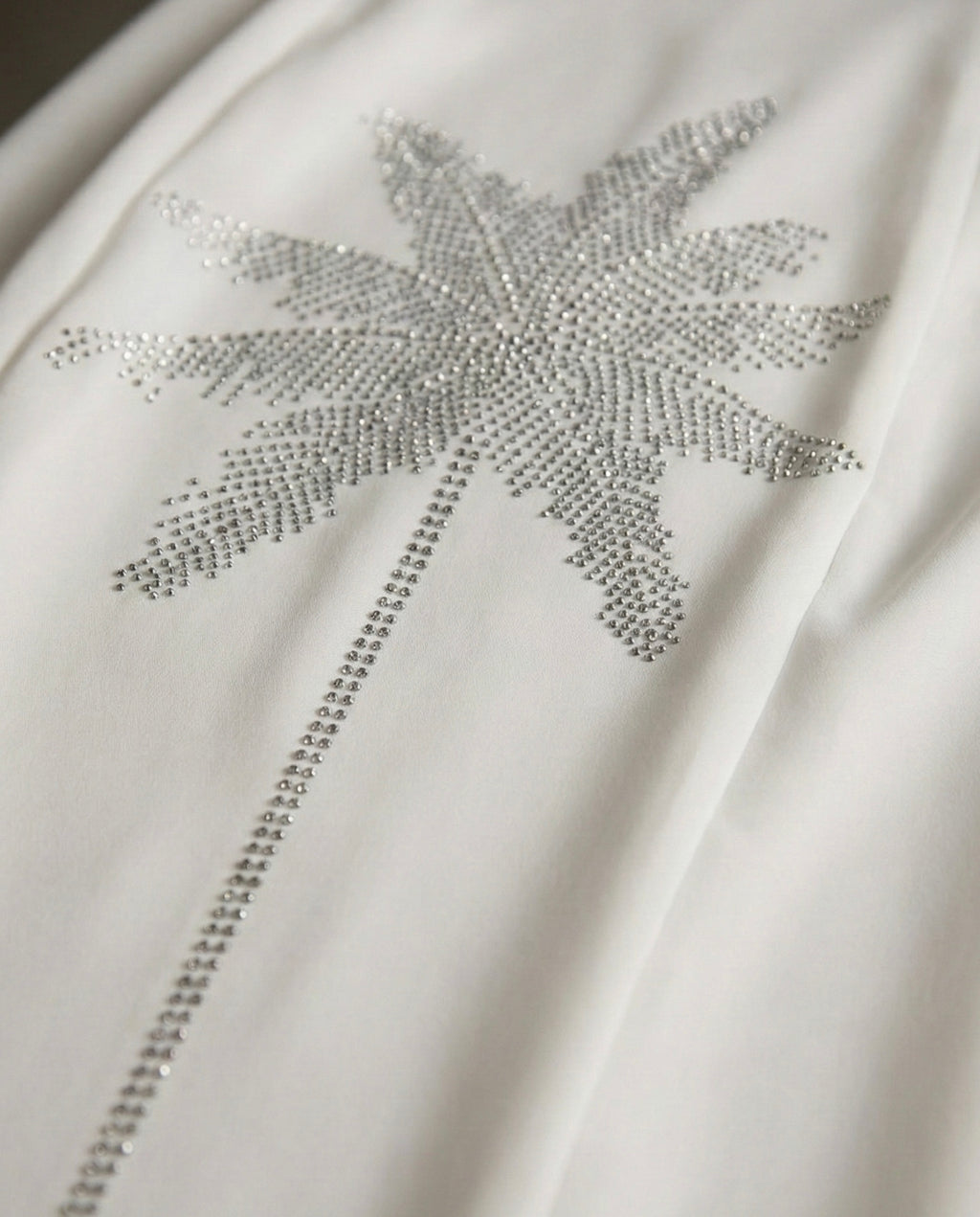 Abito Lungo con Dettagli di Strass