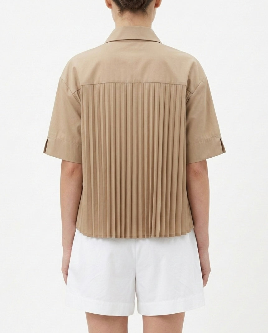 Camicia corta a maniche corte