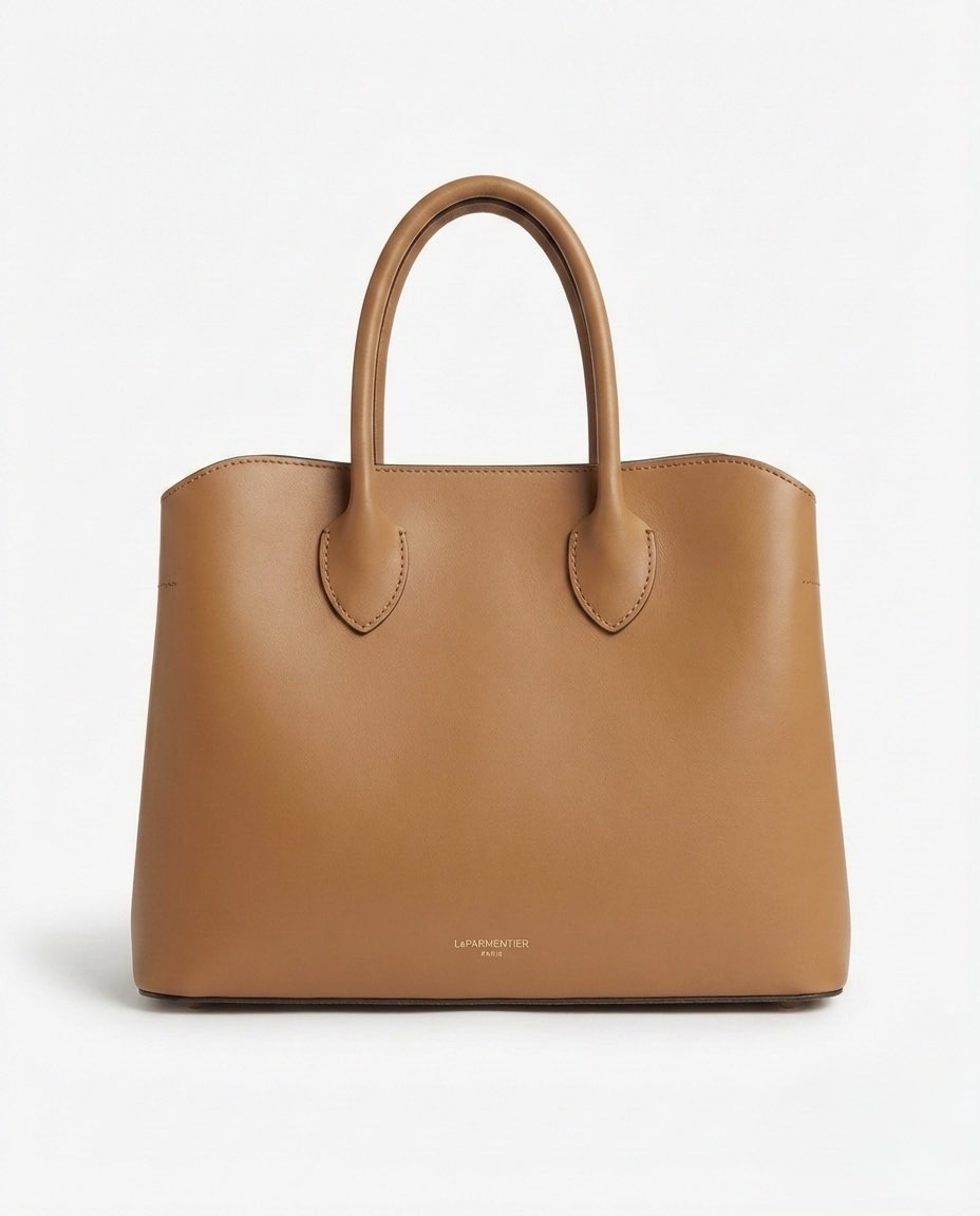 Borsa a mano in pelle liscia