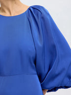 Abito corto in crêpe