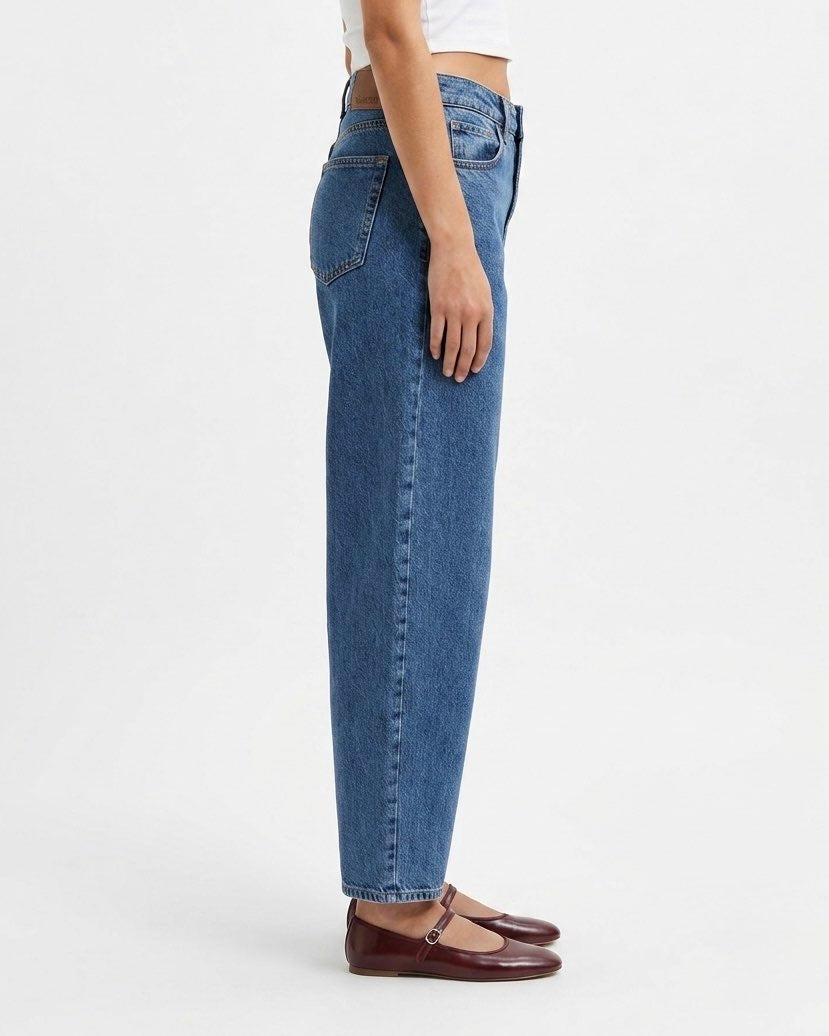 Selected Femme Jeans Balloon Fit a vita alta