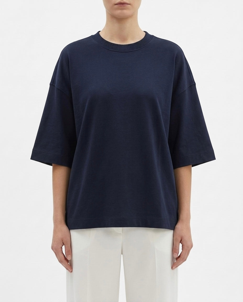 T-shirt Selected Femme oversize con maniche ampie a 3/4