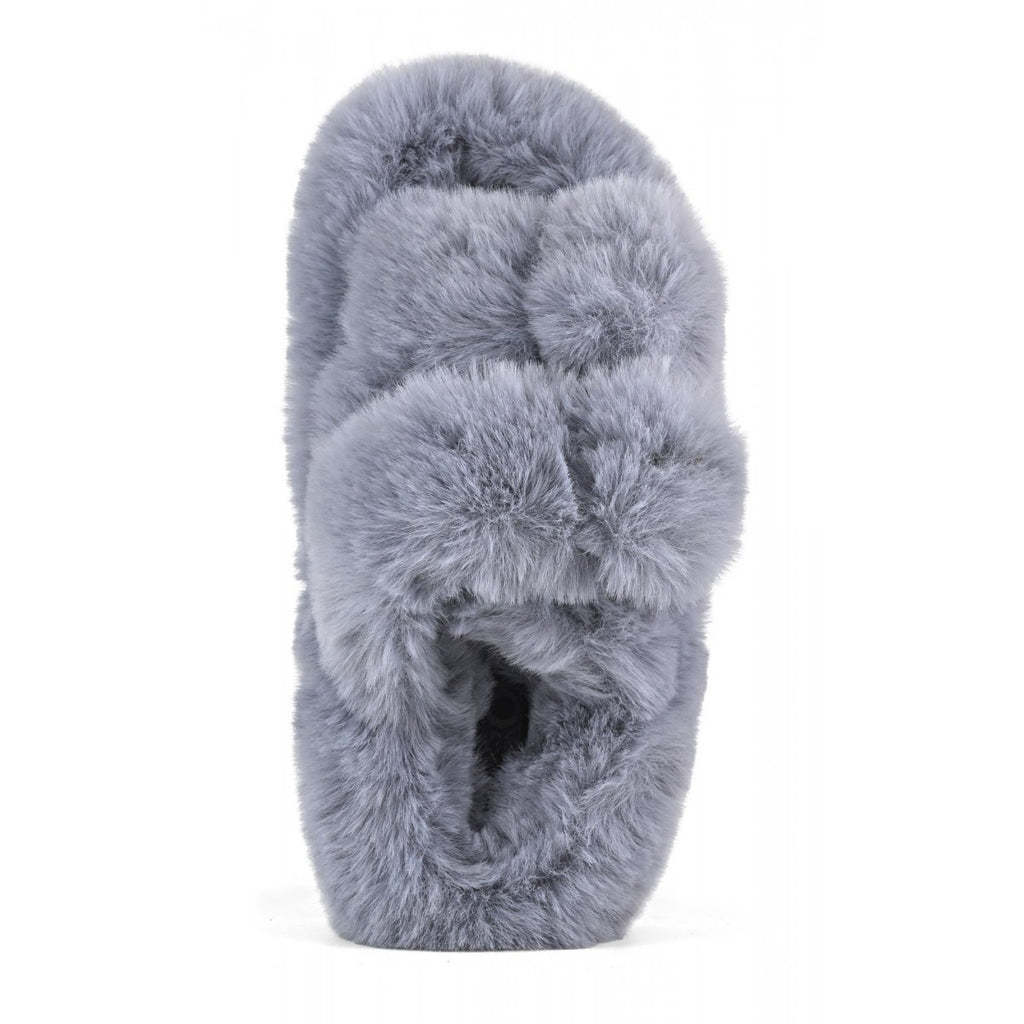 Ciabatta in eco pelliccia