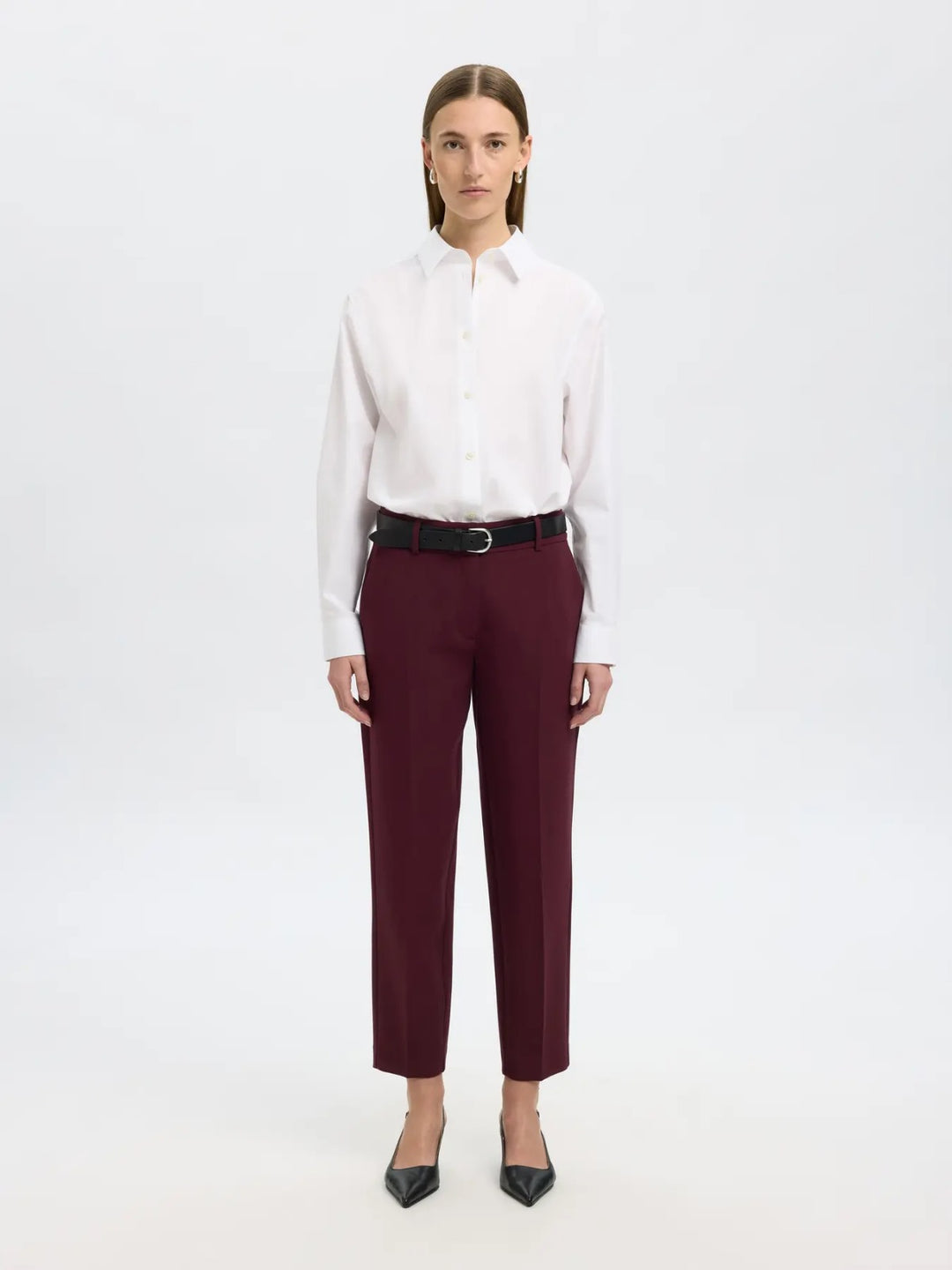 Pantalone a Sigaretta con Vita Media